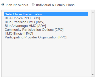 Find a doctor in network